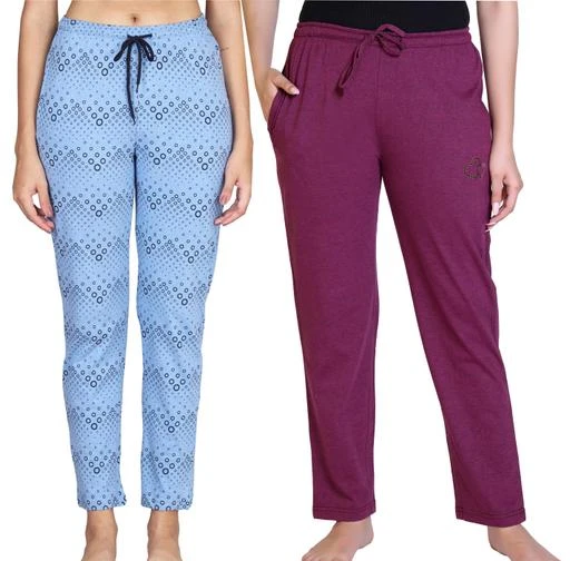 Buy online Women Printed Track Pant Combo from bottom wear for Women by  Indiweaves for ₹1199 at 40% off | 2023 Limeroad.com