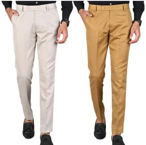 Buy Rhysley Men Navy Blue Cotton Formal Pant  42 Online at Best Prices in  India  JioMart