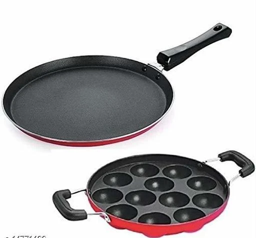 Checkout this latest Appam Maker_1000-1500
Product Name: *Combo of 28.5 CM Non-Stick Dosa Tawa and 12 Cavities Appam Patra*
Material: Aluminium
Pack: Multipack
Length: 5 cm
Breadth: 24 cm
Height: 5 cm
Size (in ltrs): 0.5 L
Sizes: 
Free Size (Diameter Length Size: 27 cm Thickness Size: 1 mm) 
Country of Origin: India
Easy Returns Available In Case Of Any Issue


SKU: onsApa_Taw
Supplier Name: Oneness House

Code: 075-14771429-5661

Catalog Name: Stylo Appam Maker
CatalogID_2932598
M08-C23-SC1599