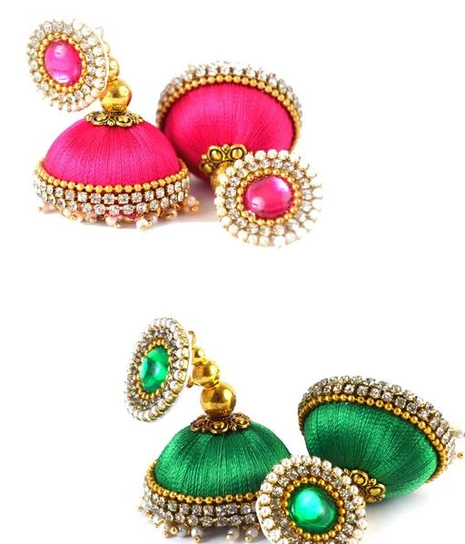 Checkout this latest Earrings & Studs
Product Name: *Modern artificial Earrings for girls women Jhumki party wear stylish top for wedding, Womens Traditional Fancy jhumka Fashion big Earrings for women Daily Wear Funky Earrings for Women - Combo set-color*
Base Metal: Plastic
Plating: Gold Plated
Sizing: Non-Adjustable
Stone Type: Cubic Zirconia/American Diamond
Type: Jhumkhas
Net Quantity (N): 1
Highly decorative and elegant, this ornament has been crafted especially for a lively-spirited woman celebrating merry times. The color complement all outfits & may worn as a statement piece to any occasions. Inspired by the elegance and its exquisite beauty, this handmade earrings shows a high level of craftsmanship. Team it up with your traditional outfit and wear it on a wedding or engagement occasions. For long lasting avoid direct contact with heat, or expose under the sun. Stylish and trendy earrings from the house of Nisuj Fashion, perfect as party wear, wedding wear, casual wear etc. Women love jewellery, specially traditional jewellery adore a women. They wear it on different occasion. They have special importance on ring ceremony, wedding and festive time. They can also wear it on regular basics. Make your moment memorable with this range. This jewel set features a unique one of a kind traditional embellish with antic finish. Daily Wear Earrings for Women, Funky Earrings for Girls, artificial earrings, fashion jewellery earrings, contemporary earrings for women, earrings jhumka traditional, artificial earrings for girls stylish
Country of Origin: India
Easy Returns Available In Case Of Any Issue


SKU: 732063274
Supplier Name: N fashion

Code: 991-147759499-994

Catalog Name: Fashionable Earrings & Studs
CatalogID_44236836
M05-C11-SC1091