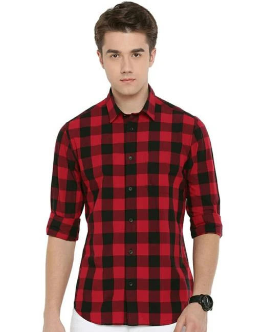 Checkout this latest Shirts
Product Name: *Men Slim Fit Casual Shirt*
Fabric: Cotton
Sleeve Length: Long Sleeves
Pattern: Checked
Net Quantity (N): 1
Sizes:
M (Chest Size: 38 in, Length Size: 29 in) 
L
Country of Origin: India
Easy Returns Available In Case Of Any Issue


SKU: 30-12_Sm_Ck_Red-Black_Shirt_M
Supplier Name: Ishan trendz

Code: 453-14819231-6801

Catalog Name: Comfy Latest Men Shirts
CatalogID_2944242
M06-C14-SC1206