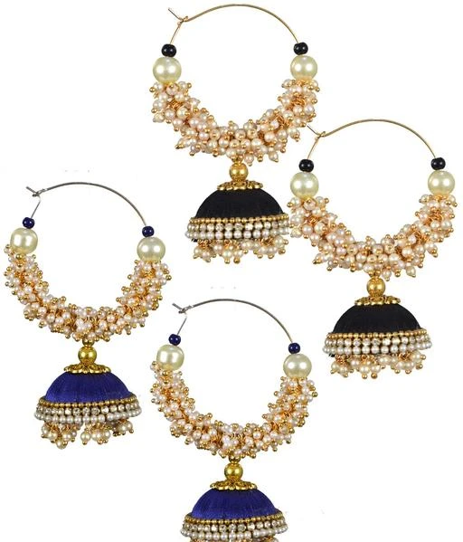 Checkout this latest Earrings & Studs
Product Name: *Modern artificial Earrings for girls women Jhumki party wear stylish top for wedding, Womens Traditional Fancy jhumka Fashion big Earrings for women Daily Wear Funky Earrings for Women - Combo set-color*
Base Metal: Plastic
Plating: Gold Plated
Sizing: Non-Adjustable
Stone Type: Pearls
Type: Jhumkhas
Net Quantity (N): 1
Highly decorative and elegant, this ornament has been crafted especially for a lively-spirited woman celebrating merry times. The color complement all outfits & may worn as a statement piece to any occasions. Inspired by the elegance and its exquisite beauty, this handmade earrings shows a high level of craftsmanship. Team it up with your traditional outfit and wear it on a wedding or engagement occasions. For long lasting avoid direct contact with heat, or expose under the sun. Stylish and trendy earrings from the house of Nisuj Fashion, perfect as party wear, wedding wear, casual wear etc. Women love jewellery, specially traditional jewellery adore a women. They wear it on different occasion. They have special importance on ring ceremony, wedding and festive time. They can also wear it on regular basics. Make your moment memorable with this range. This jewel set features a unique one of a kind traditional embellish with antic finish. Daily Wear Earrings for Women, Funky Earrings for Girls, artificial earrings, fashion jewellery earrings, contemporary earrings for women, earrings jhumka traditional, artificial earrings for girls stylish
Country of Origin: India
Easy Returns Available In Case Of Any Issue


SKU: 514349478_4
Supplier Name: N fashion

Code: 342-148607153-994

Catalog Name: Fashionable Earrings & Studs
CatalogID_44535938
M05-C11-SC1091