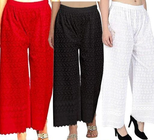 Buy Women's Palazzo Pant  Women's Embroidered Bottom Pants