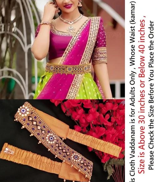 Waist belt for silk sarees, Saree Belt Design