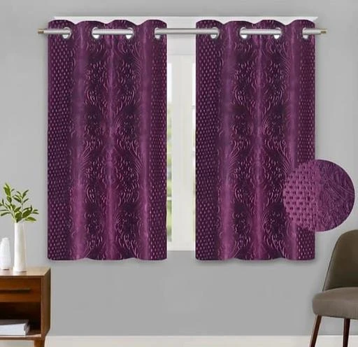 Checkout this latest Curtains & Sheers
Product Name: *Jh Titan Window Curtain /Pack of 2 Pcs*
Material: Polyester
Print or Pattern Type: Botanical
Length: Window
Net Quantity (N): 2
Sizes:5 Feet (Length Size: 5 ft, Width Size: 4 ft) 
Home Decor Curtains Natural Fabric Machine Wash Hand Wash Rise IN Shine ?
Country of Origin: India
Easy Returns Available In Case Of Any Issue


SKU: JH Titan Wine
Supplier Name: Jannat handloom

Code: 914-149365893-998

Catalog Name: Voguish Fashionable Curtains & Sheers
CatalogID_44778533
M08-C24-SC1116