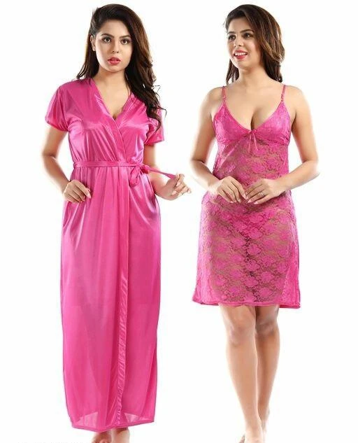Fashion Cotton V-neck Embroidery Sexy Women's Nightgowns
