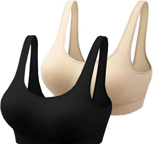 Checkout this latest Bra
Product Name: *Women Non Padded Sports Bra*
Fabric: Nylon Spandex
Print or Pattern Type: Solid
Padding: Non Padded
Type: Sports Bra
Wiring: Non Wired
Seam Style: Seamless
Multipack: 2
Sizes:
28A, 30A, 32A, 34A, 36A, 28B (Underbust Size: 24 in, Overbust Size: 30 in) 
30B, 32B, 34B, 36B, 28C, 30C, 32C, 28D, 30D, 32D
Country of Origin: India
Easy Returns Available In Case Of Any Issue


SKU: AIR.B.SKIN.28
Supplier Name: HRV MYSHA INNER WEAR

Code: 112-14946885-864

Catalog Name: Women Non Padded Sports Bra
CatalogID_2974928
M04-C09-SC1041