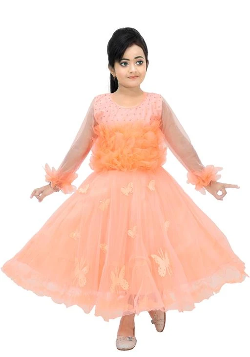 Kids designer frocks Can be customized as per your requirement  princess  dress for 7 years