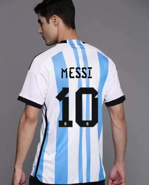 - Argentina Messi Jersey / Classic Ravishing Men Active Tshirts