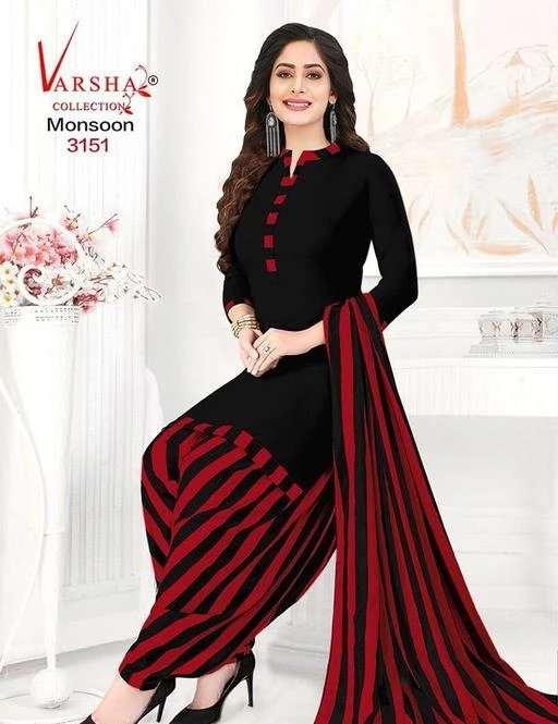 Checkout this latest Suits
Product Name: *Black Beauty Synthetic Heavy Crepe Dress Material And Suites*
Top Fabric: Synthetic Crepe + Top Length: 2.25 Meters
Bottom Fabric: Synthetic Crepe + Bottom Length: 2.3 Meters
 + Dupatta Length: 2.1 Meters
Lining Fabric: No Lining
Type: Un Stitched
Pattern: Printed
Multipack: Single
Country of Origin: India
Easy Returns Available In Case Of Any Issue


Catalog Rating: ★3.9 (99)

Catalog Name: Varsha Collection Trendy Suits & Dress Materials
CatalogID_2994780
C74-SC1002
Code: 263-15039111-678