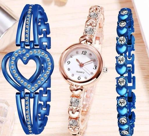 fancy bracelet Black Color ladies watches girls wrist watch for