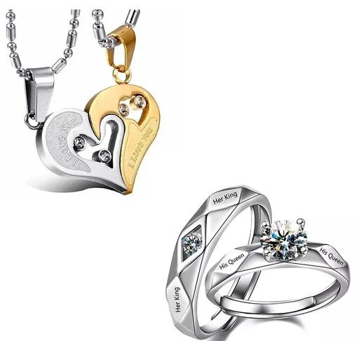 Karrington King Queen Couple Lockets, Men Women Lockets, Lockets For King