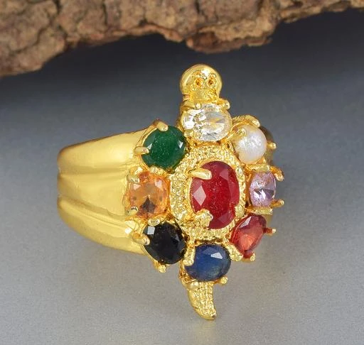 Tortoise store navaratna ring