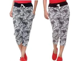  Pure Fashion Combo Pack Of 2 Skinny Fit 34 Capris Leggings For  Women