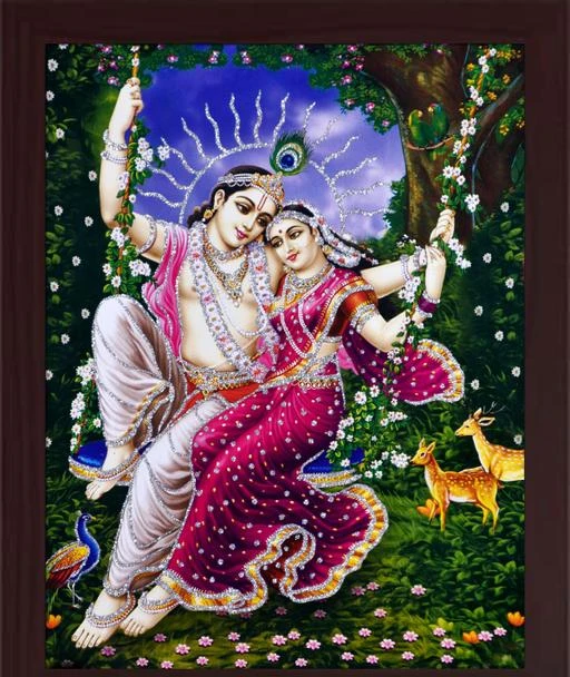 krishna radha photo frame