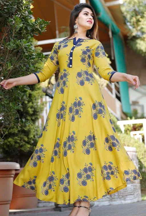 Checkout this latest Kurtis
Product Name: *Women Rayon Slub Flared Printed Mustard Kurti*
Fabric: Rayon Slub
Sleeve Length: Three-Quarter Sleeves
Pattern: Printed
Combo of: Single
Sizes:
S (Bust Size: 36 in, Size Length: 50 in) 
M (Bust Size: 38 in, Size Length: 50 in) 
L (Bust Size: 40 in, Size Length: 50 in) 
Country of Origin: India
Easy Returns Available In Case Of Any Issue


SKU: RJ350
Supplier Name: ANAYRA CREATION

Code: 893-15189332-4911

Catalog Name: Women Rayon Slub Flared Printed Mustard Kurti
CatalogID_3027048
M03-C03-SC1001