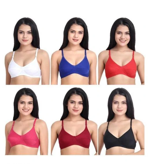 Checkout this latest Bra
Product Name: *Women Non Padded Everyday Bra*
Fabric: Cotton
Print or Pattern Type: Solid
Padding: Non Padded
Type: Everyday Bra
Wiring: Non Wired
Seam Style: Seamed
Multipack: 6
Add On: Hooks
Sizes:
28A, 30A, 32A, 34A, 36A, 38A, 40A, 28B, 30B, 32B, 34B, 36B, 38B, 40B, 28C, 30C, 32C, 34C, 36C, 38C, 40C, 28D, 30D, 32D, 34D, S, M, L, XL, XXL
Country of Origin: India
Easy Returns Available In Case Of Any Issue


SKU: bd-bra-pack of 6
Supplier Name: BIG DEAL ELECTRONICS

Code: 392-15292726-108

Catalog Name: Women Non Padded Everyday Bra
CatalogID_3050407
M04-C09-SC1041