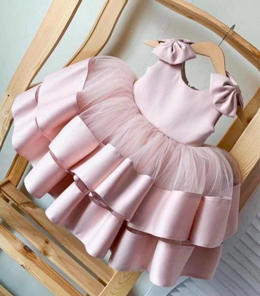 Infant Baby Frock  Infant Baby Girl Dress  Baby Girl Party Wear