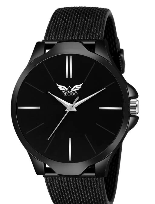 Silicon analog men's online watch