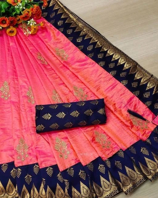 Checkout this latest Sarees
Product Name: *New Stylish Women's Saree*
Saree Fabric: Sana Silk
Blouse: Separate Blouse Piece
Blouse Fabric: Art Silk
Pattern: Embroidered
Blouse Pattern: Jacquard
Multipack: Single
Sizes: 
Free Size (Saree Length Size: 5.4 m, Blouse Length Size: 0.8 m) 
Country of Origin: India
Easy Returns Available In Case Of Any Issue


Catalog Rating: ★4 (74)

Catalog Name: Trendy Pretty Sarees
CatalogID_3062596
C74-SC1004
Code: 715-15354366-5631