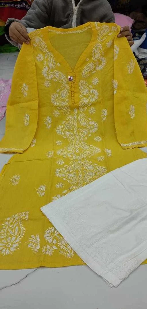 Checkout this latest Kurta Sets
Product Name: *Women Cotton White Chikankari Palazzos Kurta Set*
Kurta Fabric: Cotton
Bottomwear Fabric: Cotton
Fabric: No Dupatta
Set Type: Kurta With Bottomwear
Bottom Type: Palazzos
Sizes:
M, L, XL, XXL
Country of Origin: India
Easy Returns Available In Case Of Any Issue


SKU: oSY8yRiT
Supplier Name: IRFAN CHIKAN

Code: 066-15376435-8571

Catalog Name: Women Cotton Chikankari Kurta Sets With Palazzos
CatalogID_3067466
M03-C04-SC1003