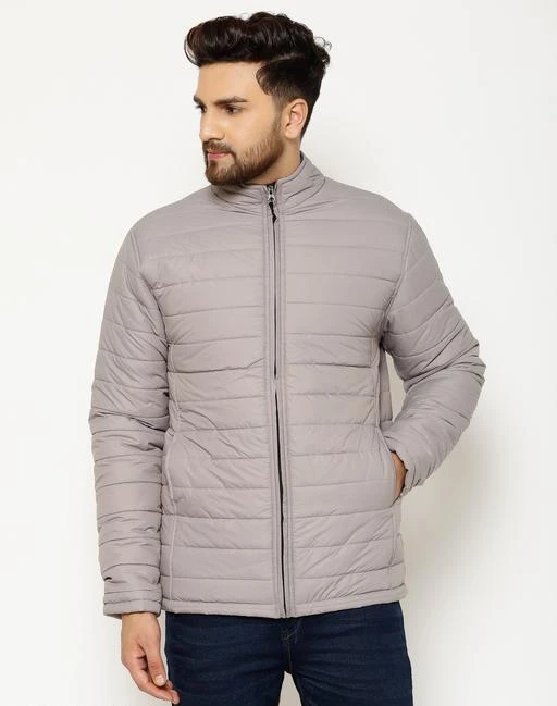 polyester puffer jacket warm