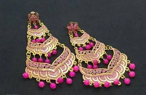 Checkout this latest Earrings & Studs
Product Name: *Strigehne Chandelier Oxidised Pink Drop Earrings *
Base Metal: Brass & Copper
Plating: No Plating
Sizing: Adjustable
Stone Type: Pearls
Type: Huggie Earrings
Net Quantity (N): 1
Country of Origin: India
Easy Returns Available In Case Of Any Issue


SKU: CHANDPINK54
Supplier Name: SNEH ENTERPRISES

Code: 541-15515732-192

Catalog Name: Elite Chic Earrings
CatalogID_3093970
M05-C11-SC1091