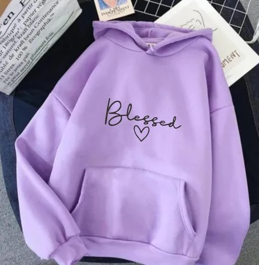 Ladies printed hoodie