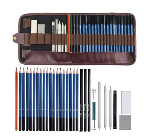 Artiste Brand Sketching Pencil Wallets - Pack of 60 | Sketching Pencils |  YPO