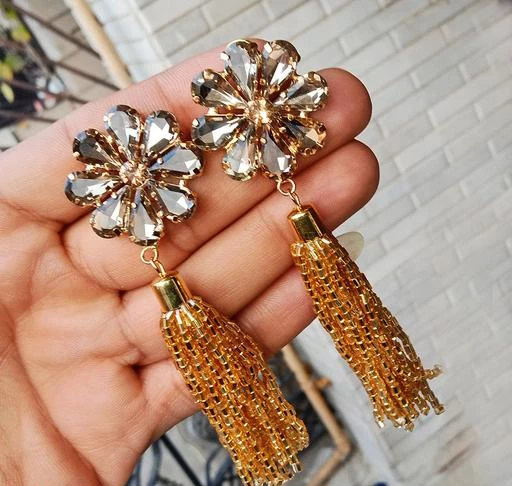 Amazon.com: Zircon Butterfly Tassel Earrings for Women Girls, Long Colours  Crystal Imitation Pearl Dangle Earrings Rhinestone Butterfly Drop Earrings  (Black): Clothing, Shoes & Jewelry