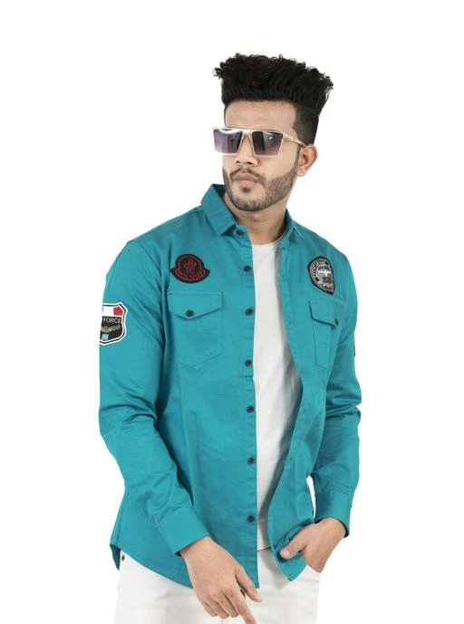 Checkout this latest Shirts
Product Name: *United Club Men's Cargo Shirt*
Fabric: Cotton
Sleeve Length: Long Sleeves
Pattern: Solid
Sizes:
S (Chest Size: 40 in, Length Size: 26.5 in) 
XL (Chest Size: 46 in, Length Size: 29.5 in) 
Country of Origin: India
Easy Returns Available In Case Of Any Issue


SKU: VR_71_AQUAGREEN
Supplier Name: S.R.Trading

Code: 925-15811874-7941

Catalog Name: United Club Men Shirts
CatalogID_3143556
M06-C14-SC1206