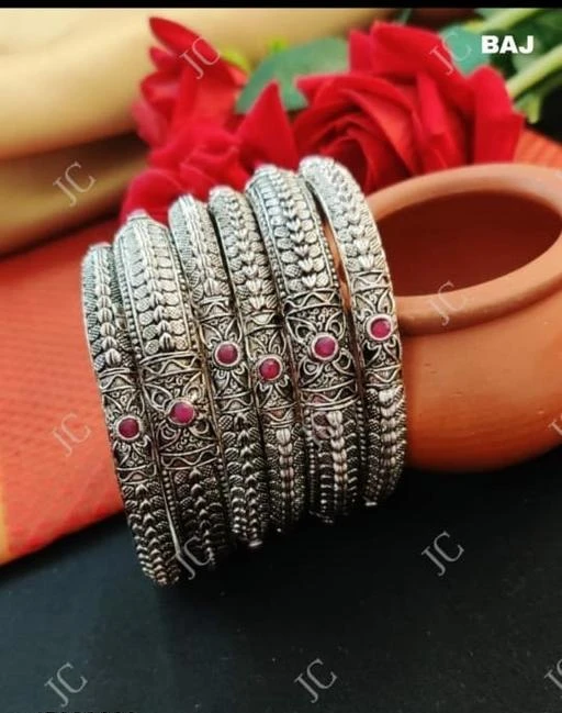 Silver deals oxide bangles