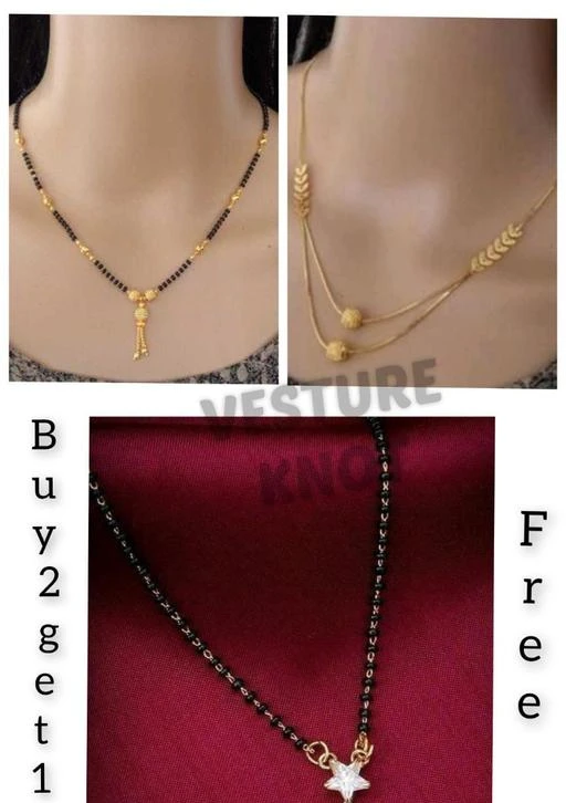 alloy Gold plated chain necklace (Dokiya), Size: 18 Inch