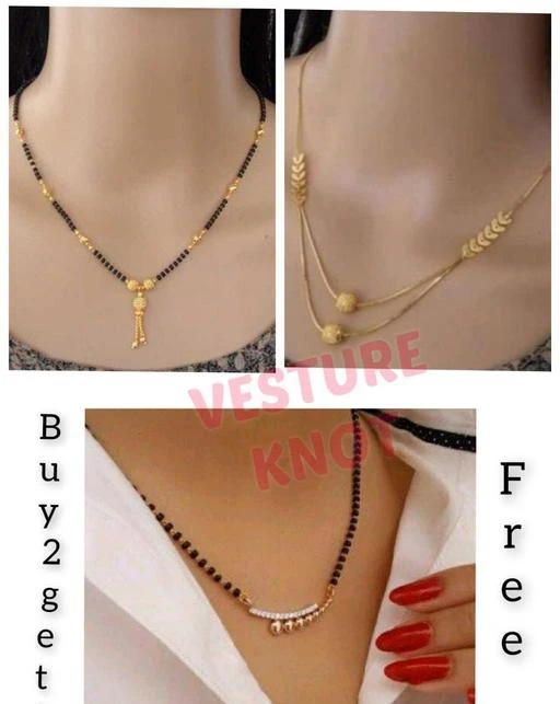 alloy Gold plated chain necklace (Dokiya), Size: 18 Inch