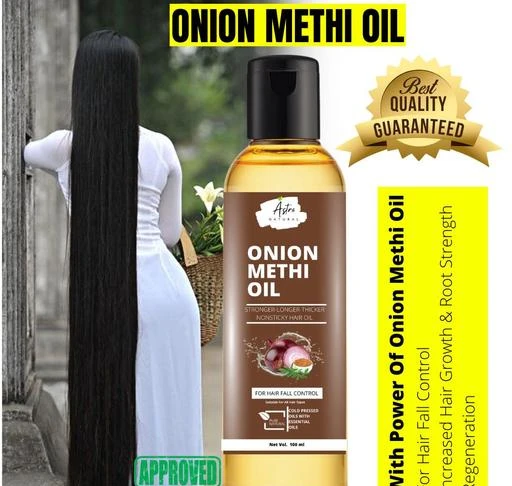  - Onion Methi Hair Oil And Red Onion Black Seed Hair For Smooth  Sliky