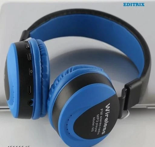 Checkout this latest Bluetooth Headphones & Earphones
Product Name: *Editrix ES771 Wireless Bluetooth Headset (Blue)*
Product Name: Editrix ES771 Wireless Bluetooth Headset (Blue)
Material: Plastic
Product Type: Foldable over the head
Type: Over The Ear
Compatibility: All Smartphones
Net Quantity (N): 1
Color: Blue
Mic: Yes
Bluetooth Version: 4.1
Warranty_Type: Carry In
Operating Voltage: 10 Volts
Charging Type: Micro USB
Battery Charge Time: 1 Hour
Battery Backup: 6 Hours
Frequency: 10 Hz
Control Button: Yes
Play Time: 10 Hours
Dynamic Driver: 30 mm
Transmission Distance: 10 Mtr
Noise Cancelling: No
Service Type: Repair or Replacement
Sports Earphones: Yes
Sweat Proof: Yes
Water Resistant: No
Sizes: 
Free Size
Country of Origin: India
Easy Returns Available In Case Of Any Issue


SKU: 25870175
Supplier Name: JINDAL CREATIONS

Code: 194-15889345-7431

Catalog Name: Editrix Bluetooth Headphones & Earphones
CatalogID_3159610
M11-C36-SC1374