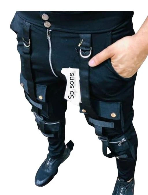 Bershka Multipocket Cargo Pants in Black  Lyst