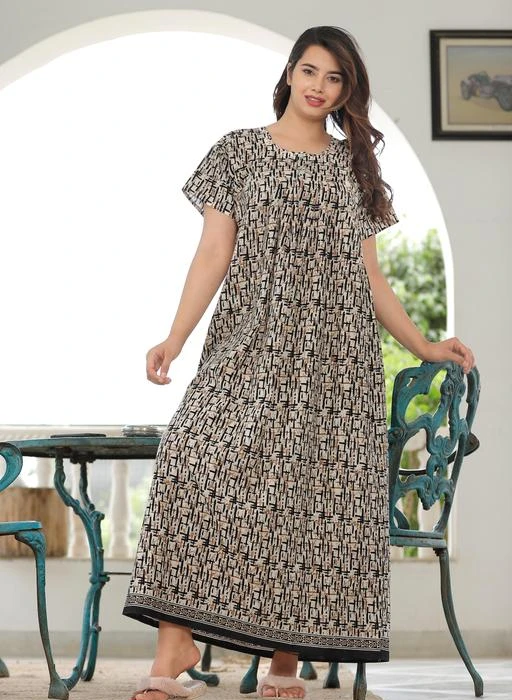 Piyush Textile Women Cotton Nighty