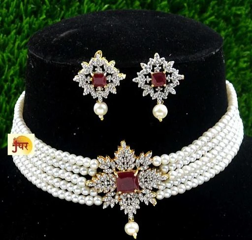 Checkout this latest Necklaces & Chains
Product Name: *American diamond and pearl choker women's set *
Base Metal: Meta
Plating: Gold Plated
Stone Type: Artificial Beads
Sizing: Adjustable
Type: Necklace
Net Quantity (N): 1
Sizes:Free Size
Country of Origin: India
Easy Returns Available In Case Of Any Issue


SKU: BLUE WHALE  WOMEN'S PEARL CHOKKAR SET O24
Supplier Name: NILL CREATION HUB#

Code: 144-15971101-8931

Catalog Name: Shimmering Chunky Women Necklaces & Chains
CatalogID_3177093
M05-C11-SC1092