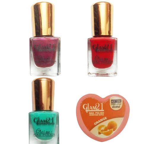 Checkout this latest Nail Polish
Product Name: *1 Glam21 Red Nail Polish 12 + 1 Glam21 Green  Nail Polish 12 ML + 1 Glam21 Maroon Nail Polish 12 ML + 1 Glam 21 Orange Nail Polish Removing Wipes ( 32 Pads)*
Product Name: 1 Glam21 Red Nail Polish 12 + 1 Glam21 Green  Nail Polish 12 ML + 1 Glam21 Maroon Nail Polish 12 ML + 1 Glam 21 Orange Nail Polish Removing Wipes ( 32 Pads)
Color: Multicolor
Type: Glitter
Multipack: 4
Country of Origin: India
Easy Returns Available In Case Of Any Issue


SKU: GLAM21132
Supplier Name: SWASTIK CORPORATION

Code: 723-15994883-524

Catalog Name: Premium Attractive Nail Polish & Nail Polish Removing Wipes
CatalogID_3181381
M07-C20-SC1953