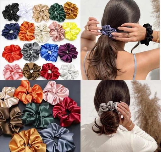 Why Satin Scrunchies Are Actually Good For Your Hair  Stasi Accessories