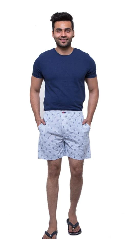 Checkout this latest Boxers
Product Name: *Trendy Men's Cotton Boxer*
Fabric: Cotton
Waist Size:  M -30 in L - 32 in  XL - 34 in XXL - 36 in 
Length: Up To 15 in
Type: Stitched
Description: It Has 1 Piece Of Men's Boxer
 Work: printed
Country of Origin: India
Easy Returns Available In Case Of Any Issue


Catalog Rating: ★3.7 (34)

Catalog Name: Trendy Men's Cotton Boxers Vol 2
CatalogID_209054
C68-SC1218
Code: 163-1607869-909