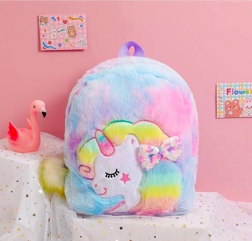 Unicorn 2024 fur backpack