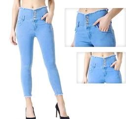 Women & Girls Denim Pant Jeans Stretchable and Stylish Denim Jeans