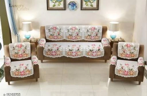 Checkout this latest Sofa Covers_500-1000
Product Name: *Graceful Versatile Sofa Covers*
Fabric: Cotton
No. of Chair Back Covers: 3
No. of Chair Seat Covers: 3
No. of Sofa Back Covers: 2
No. of Sofa Seat Covers: 2
Print or Pattern Type: Floral
Sizes:
Free Size (Sofa Seat Cover Length Size: 29 in, Sofa Seat Cover Width Size: 22 in, Sofa Back Cover Length Size: 29 in, Sofa Back Cover Width Size: 22 in, Chair Seat Cover Length Size: 29 in, Chair Seat Cover Width Size: 22 in, Chair Back Cover Length Size: 29 in, Chair Back Cover Width Size: 22 in) 
Country of Origin: India
Easy Returns Available In Case Of Any Issue


SKU: LuubnKIq
Supplier Name: Dakshya Ind SUP

Code: 564-16169703-8121

Catalog Name: Gorgeous Fashionable Sofa Covers
CatalogID_3216247
M08-C24-SC2538
