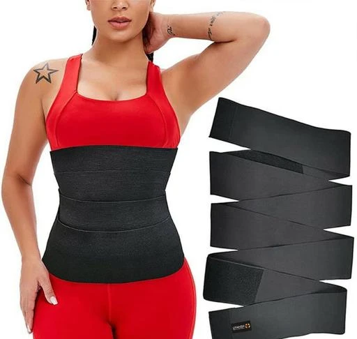 Waist Trimmer Trainer for Women,Adjustable Waist Bandage Wrap - Slimming  Tummy Wrap Belt Body Shaper Belt