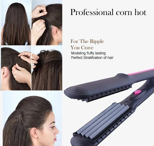 fcity.in - Professional Hair Crimper Beveled Edge For Crimping Hair Styling  And