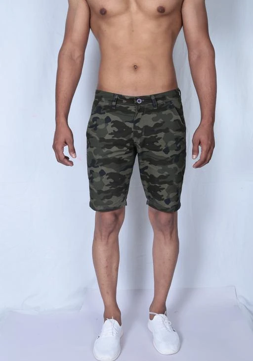 army print shorts