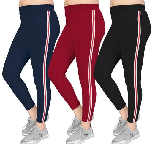 Checkout this latest Jeggings
Product Name: *Trendy Women Jeggings Pack of 3(Size:-26 to 36)*
Fabric: Cotton Blend
Pattern: Striped
Net Quantity (N): 3
Women's jogger gym yoga sports and fitness casual side striped ankle length Jeggings with tight stretchable rib cotton fabric.
Sizes: 
26 (Waist Size: 26 in, Length Size: 36 in) 
28 (Waist Size: 28 in, Length Size: 36 in) 
30 (Waist Size: 30 in, Length Size: 36 in) 
32 (Waist Size: 32 in, Length Size: 36 in) 
34 (Waist Size: 34 in, Length Size: 36 in) 
36 (Waist Size: 36 in, Length Size: 36 in) 
Country of Origin: India
Easy Returns Available In Case Of Any Issue


SKU: Glampa P=3_Blu_M_B
Supplier Name: MOHAMMAD ARIF MOHEMAD ANWAR ANSARI

Code: 144-16362186-1011

Catalog Name: Free Mask Gorgeous Latest Women Jeggings
CatalogID_3261552
M04-C08-SC1033