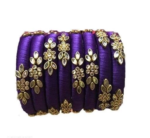 Resham clearance thread bangles